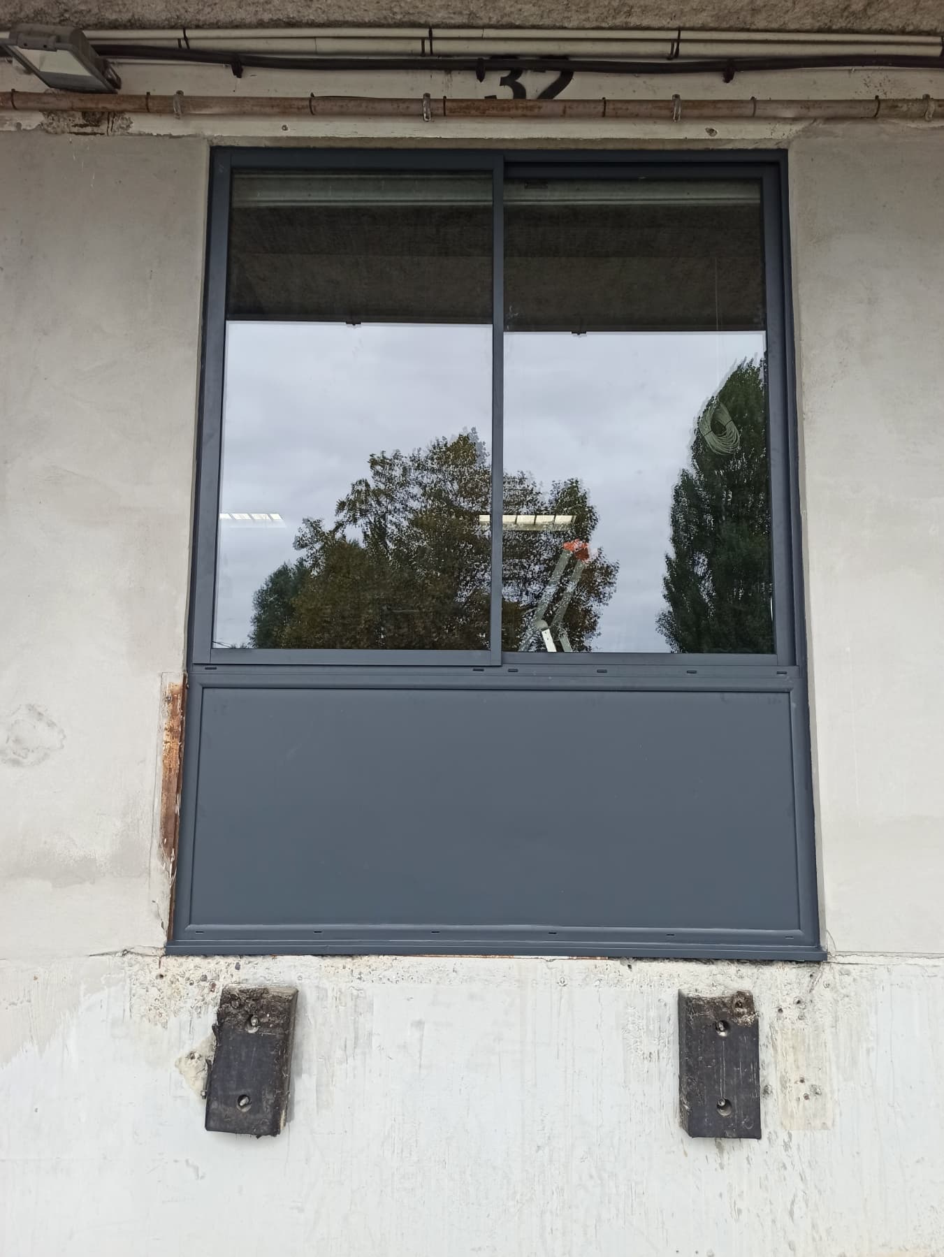 Réalisation Coulissant 3 vantaux PVC